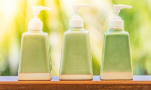 shampoo bottle mockup